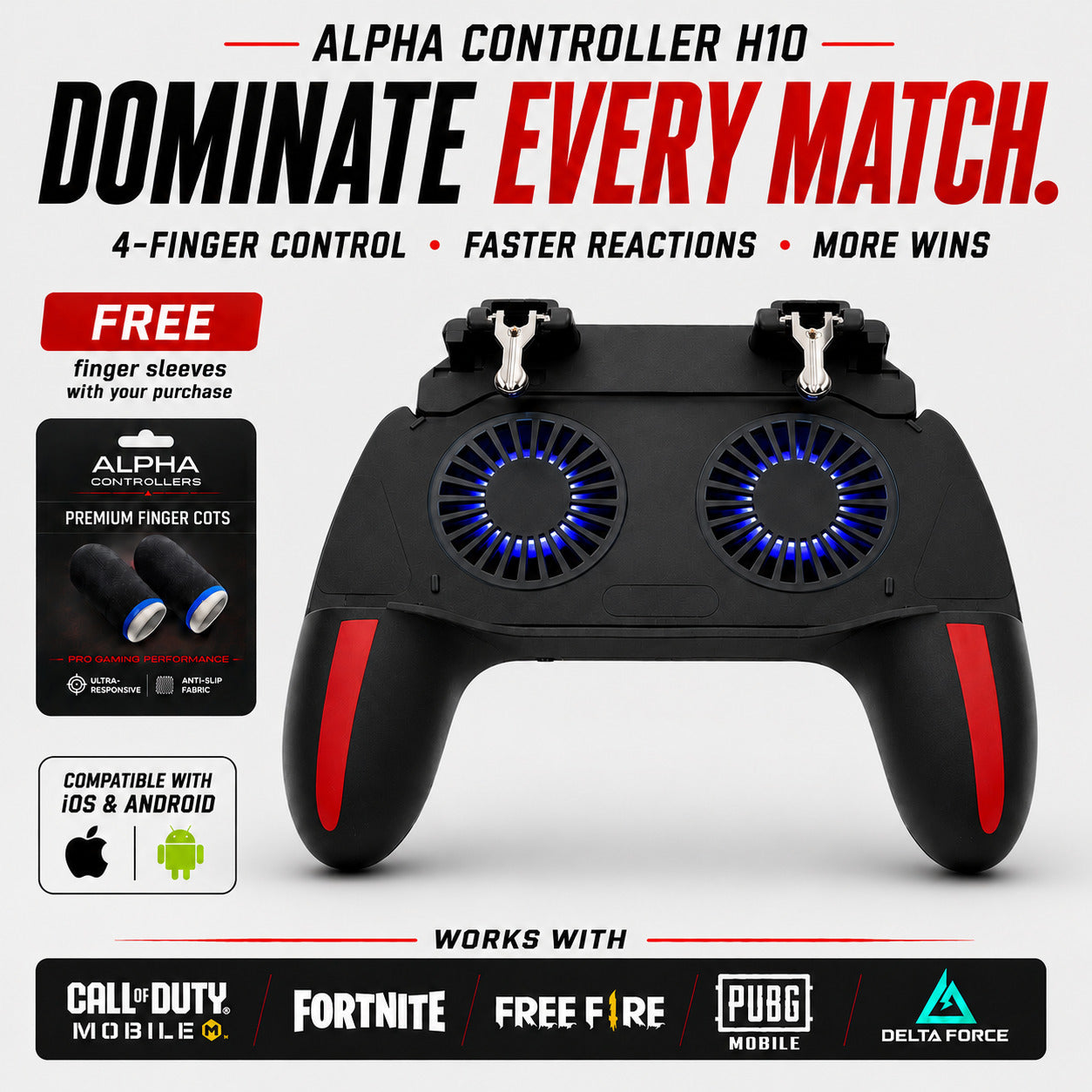 ALPHA SERIES CONTROLLER クアッド Alpha Controller™ H10 Pro Mobile Controller – Alpha Controllers